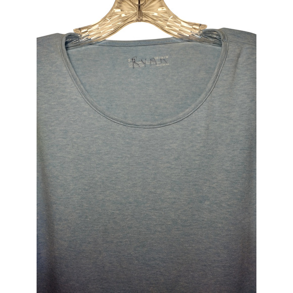 Under Armour Womens Pullover Roll Cap Sleeve Activewear Top Blue Size Medium - Picture 15 of 15